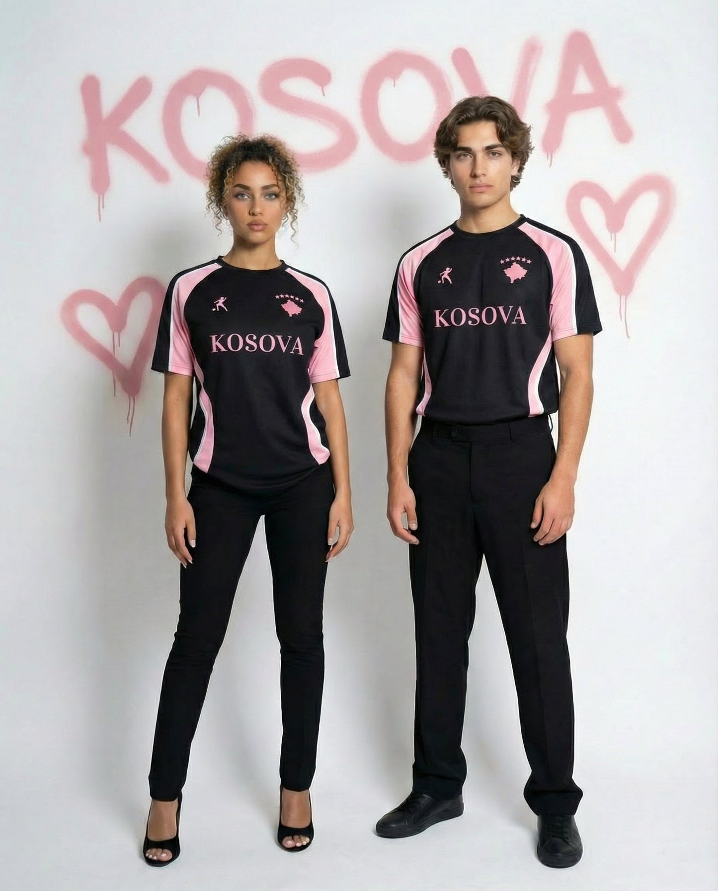 KOSOVA BLACK/PINK/WHITE