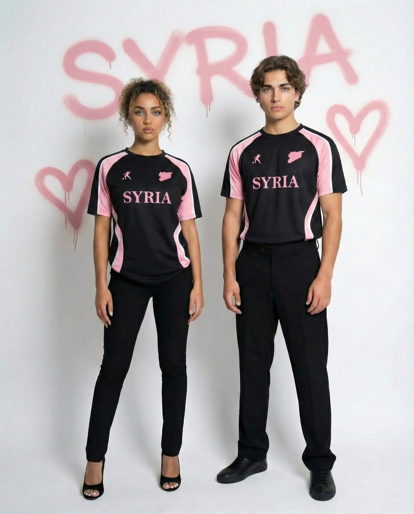 SYRIA BLACK/PINK/WHITE