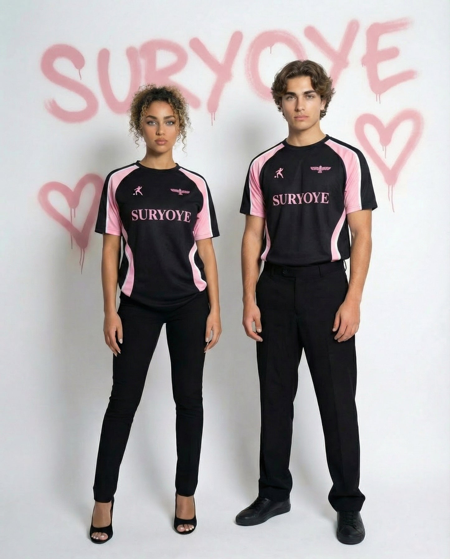 SURYOYE BLACK/PINK/WHITE