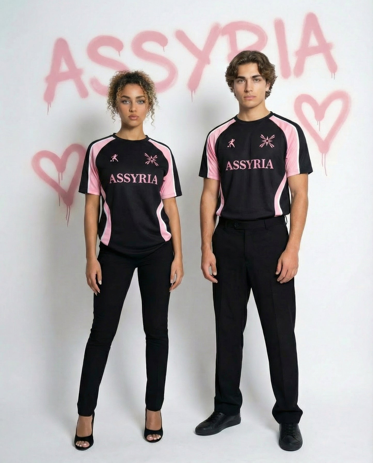 ASSYRIA BLACK/PINK/WHITE