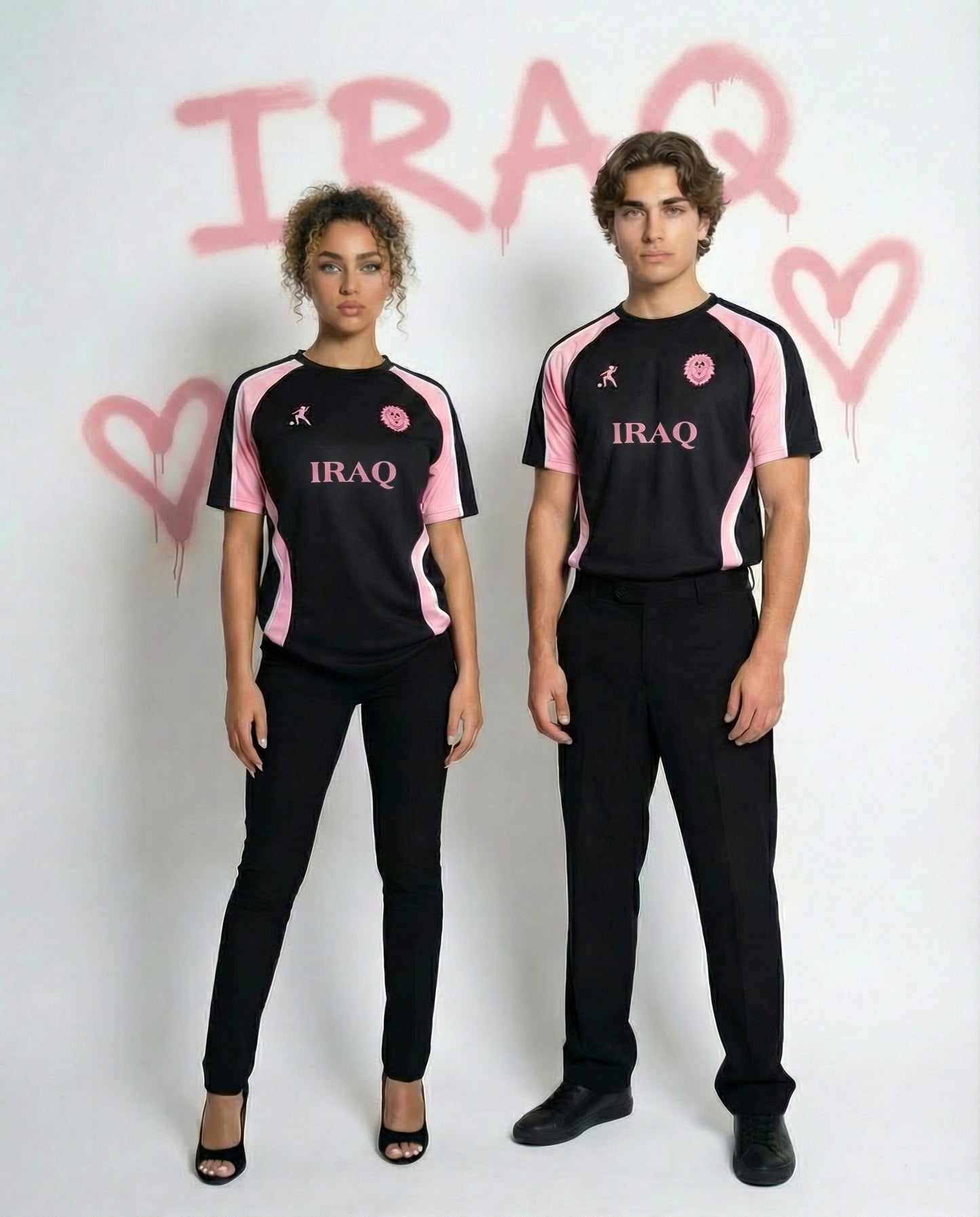 IRAQ BLACK/PINK/WHITE