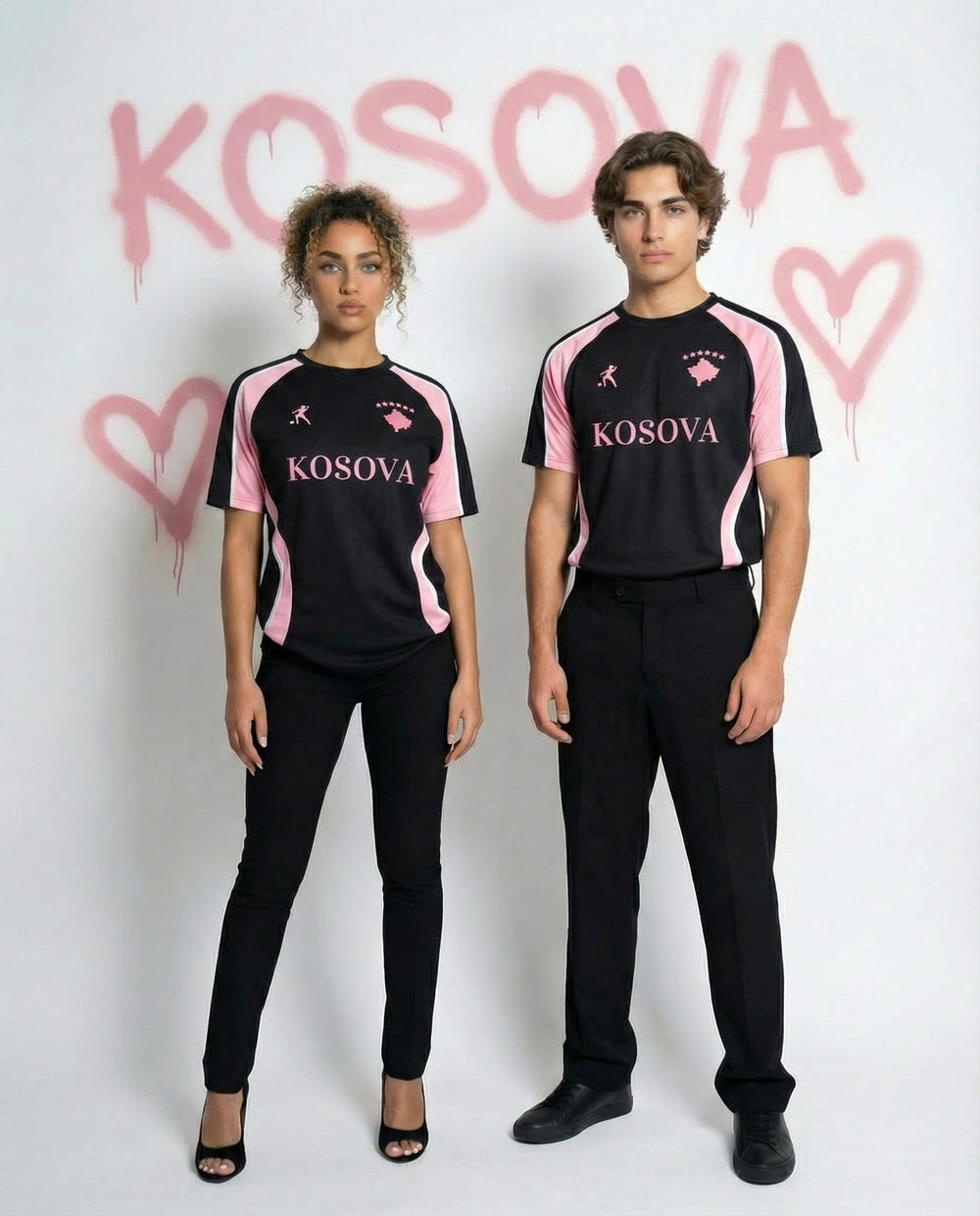 KOSOVA BLACK/PINK/WHITE - LAIB
