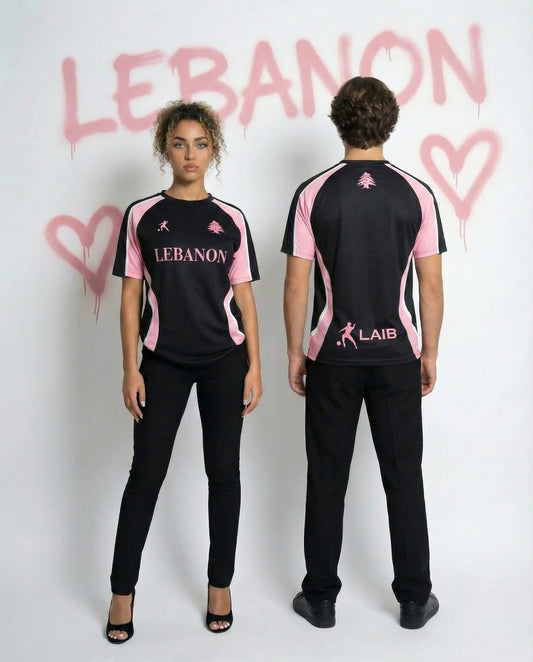 LEBANON BLACK/PINK/WHITE