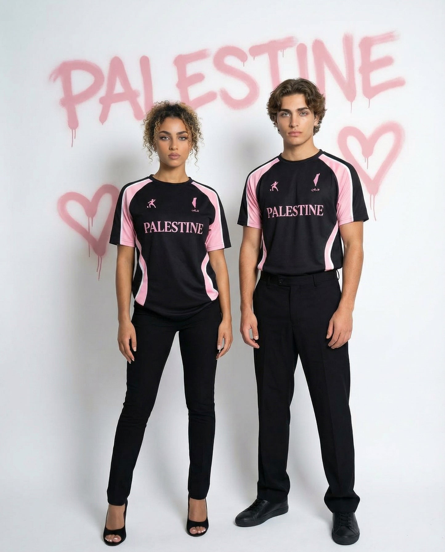 PALESTINE BLACK/PINK/WHITE