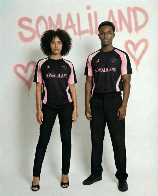 SOMALILAND BLACK/PINK/WHITE