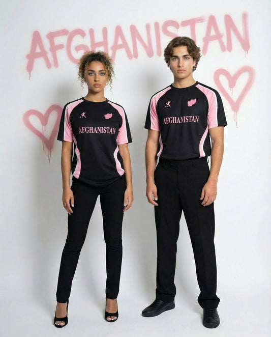 AFGHANISTAN BLACK/PINK/WHITE