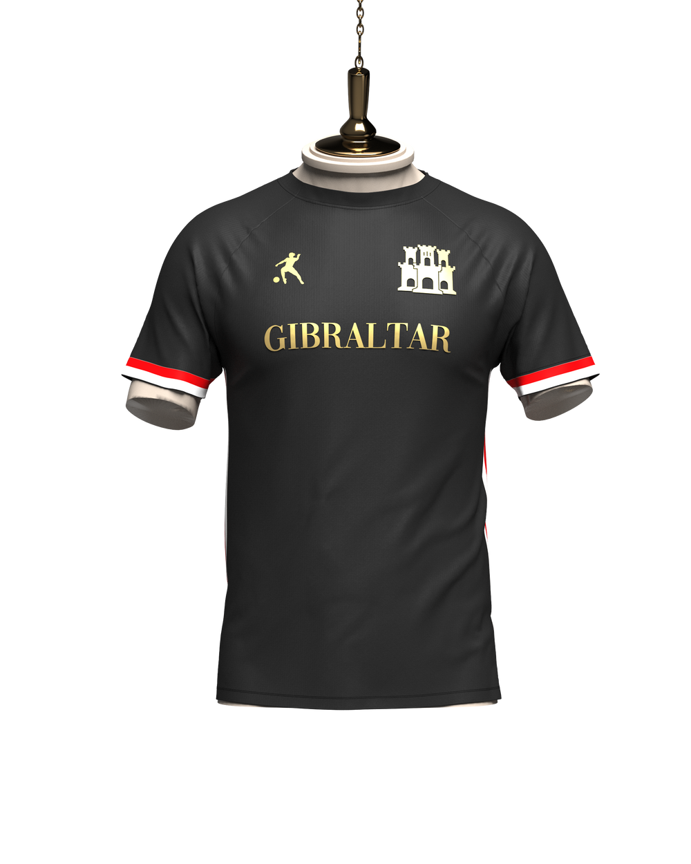 GIBRALTAR FOOTBALL SHIRT - LAIB